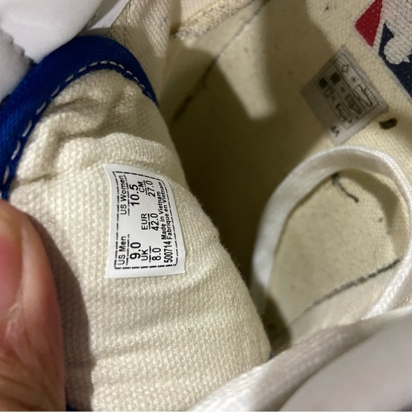 Vans Old Skool MLB Los Angeles Dodgers Size 9 Blue/Gray Wool Embroidered - Picture 5 of 7